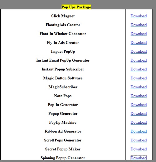 Product picture Pop-Up Package